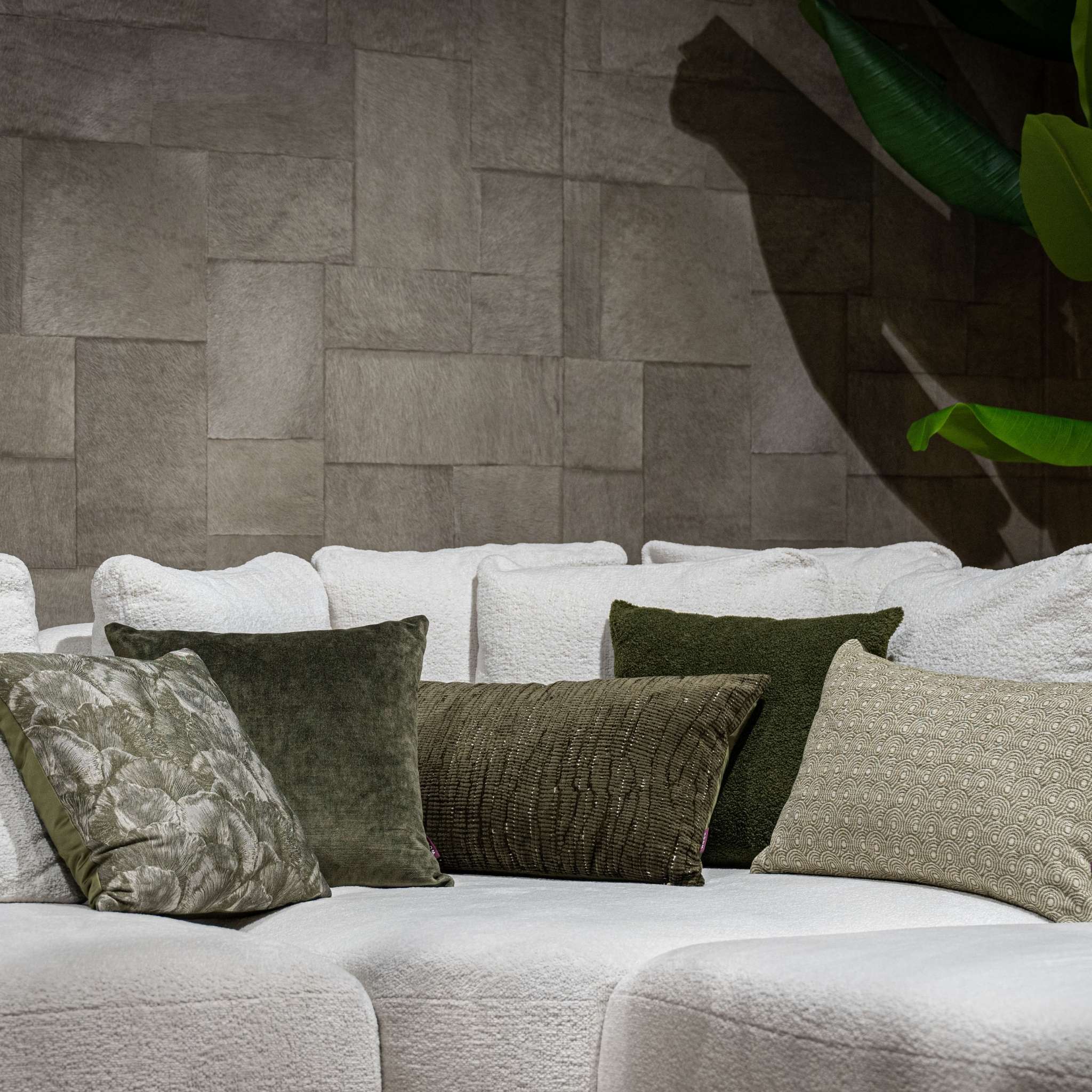 Hailey - Groen 45x45 cm